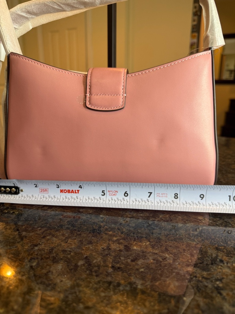 Coach Eliza Rose Pink Leather Shoulder Bag with Silver-Tone Clasp - Picture 8 of 15